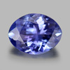 Violetish Blue Tanzanite 1.37 Ct. Oval 8.8 x 6.8 Mm. Natural Gemstone Tanzania