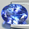 Violetish Blue Tanzanite 1.57 Ct. VVS Oval 8.4 x 6.5 Mm. Natural Gem Tanzania
