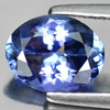 Oval Shape 8.8 x 6.8 Mm. Natural Gem Violetish Blue Tanzanite 1.77 Ct. Tanzania