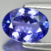 Violetish Blue Tanzanite 1.10 Ct. Oval 8 x 5.8 Mm. Natural Gemstone Tanzania