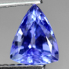 1.12 Ct. Natural Violet Blue Tanzanite Gemstone Trilliant Shape