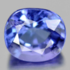 Violet Blue Tanzanite 1.03 Ct. Cushion Shape 6.2 x 5.5 Mm. Natural Gem Tanzania