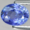 Violetish Blue Tanzanite 1.09 Ct. Oval Shape 6.8 x 5.3 Mm. Natural Gemstone