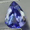 Violetish Blue Tanzanite 1.58 Ct. Clean Pear Shape 9 x 7 Mm. Natural Gemstone