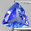 1.21 Ct. Nice Clean Natural Violetish Blue Tanzanite Gemstone Trilliant Shape