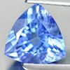 Natural 1.35 Ct. Violetish Blue Tanzanite Trilliant Shape Gemstone Tanzania