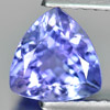 Violetish Blue Tanzanite 1.75 Ct. VVS Trilliant Shape 7.5 x 7.5 Mm. Natural Gem