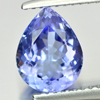 Violetish Blue Tanzanite 1.80 Ct. VVS Pear Shape 9.3 x 7.2 Mm. Natural Gemstone Violetish Blue Tanzanite 1.80 Ct. VVS Pear Shape 9.3 x 7.2 Mm. Natural Gemstone