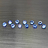 Natural Violetish Blue Tanzanite Gemstones 2.63 Ct. 11 Pcs. Round Shape 4 Mm. Natural Violetish Blue Tanzanite Gemstones 2.63 Ct. 11 Pcs. Round Shape 4 Mm.