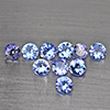Natural Violetish Blue Tanzanite Gemstones 2.42 Ct. 10 Pcs. Round Shape 4 Mm. Natural Violetish Blue Tanzanite Gemstones 2.42 Ct. 10 Pcs. Round Shape 4 Mm.