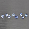 Natural Violetish Blue Tanzanite Gemstones 1.14 Ct. 8 Pcs. Round Shape 3.5 Mm. Natural Violetish Blue Tanzanite Gemstones 1.14 Ct. 8 Pcs. Round Shape 3.5 Mm.