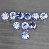 Natural Violetish Blue Tanzanite Gemstones 1.55 Ct. 10 Pcs. Round Shape 3.5 Mm. Natural Violetish Blue Tanzanite Gemstones 1.55 Ct. 10 Pcs. Round Shape 3.5 Mm.