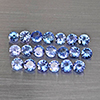Natural Violetish Blue Tanzanite Gemstones 4.02 Ct. 20 Pcs. Round Shape 3.5 x 3.5 Mm. Natural Violetish Blue Tanzanite Gemstones 4.02 Ct. 20 Pcs. Round Shape 3.5 x 3.5 Mm.