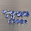 Natural Violetish Blue Tanzanite Gemstones 2.96 Ct. 20 Pcs. Round Shape and Mixed Size Natural Violetish Blue Tanzanite Gemstones 2.96 Ct. 20 Pcs. Round Shape and Mixed Size