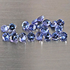 Natural Violetish Blue Tanzanite Gemstones 2.68 Ct. 20 Pcs. Round Shape 3 x 3 Mm. Natural Violetish Blue Tanzanite Gemstones 2.68 Ct. 20 Pcs. Round Shape 3 x 3 Mm.