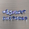 Natural Violetish Blue Tanzanite Gemstones 2.41 Ct. 20 Pcs. Round Shape 2.9 x 2.9 Mm. Natural Violetish Blue Tanzanite Gemstones 2.41 Ct. 20 Pcs. Round Shape 2.9 x 2.9 Mm.