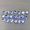 Natural Violetish Blue Tanzanite Gemstones 3.18 Ct. 20 Pcs. Oval Shape 4.1 x 3.1 Mm. Natural Violetish Blue Tanzanite Gemstones 3.18 Ct. 20 Pcs. Oval Shape 4.1 x 3.1 Mm.