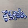 Natural Violetish Blue Tanzanite Gemstones 2.97 Ct. 20 Pcs. Oval Shape 4 x 3 Mm. Natural Violetish Blue Tanzanite Gemstones 2.97 Ct. 20 Pcs. Oval Shape 4 x 3 Mm.