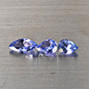 Natural Violetish Blue Tanzanite Gemstones 0.55 Ct. 3 Pcs. Mixed Shape and Mixed Size Natural Violetish Blue Tanzanite Gemstones 0.55 Ct. 3 Pcs. Mixed Shape and Mixed Size