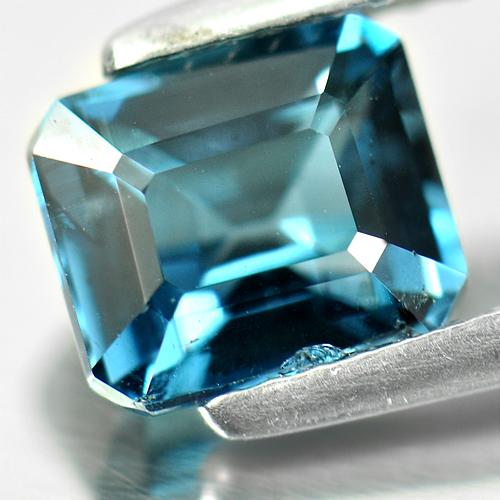 2.04 Ct. Octagon Shape Natural London Blue Topaz Gemstone