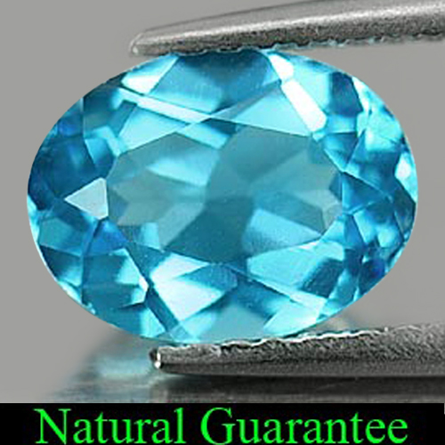 1.96 Ct. Oval Shape Natural Swiss Blue Zircon Gemstone