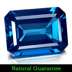 61.37 Ct. Natural Gemstone Octagon Shape Clean London Blue Topaz From Brazil