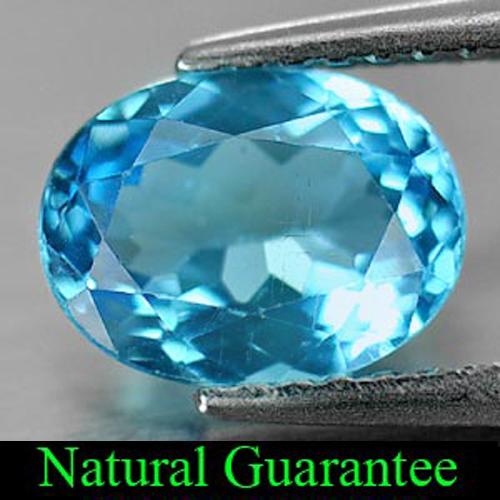 1.50 Ct. Oval Shape Natural Gemstone Swiss Blue Topaz