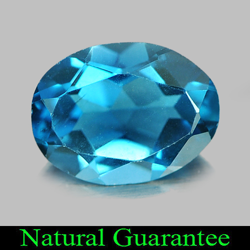 1.67 Ct. Oval Shape Size 9 x 7 Mm.Natural Gemstone London Blue Topaz From Brazil