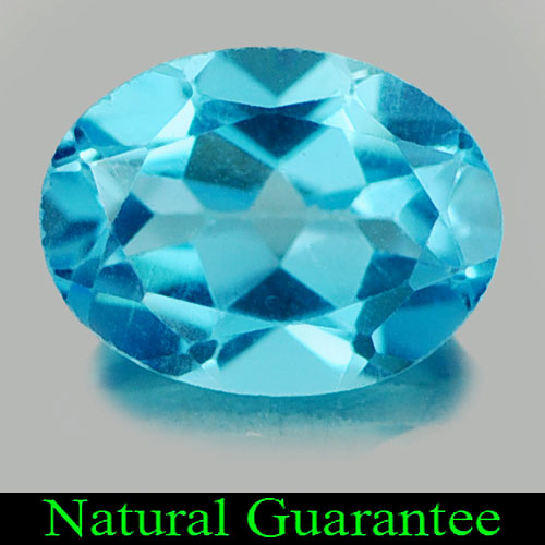 1.63 Ct. Natural Gemstone Swiss Blue Topaz Oval Shape