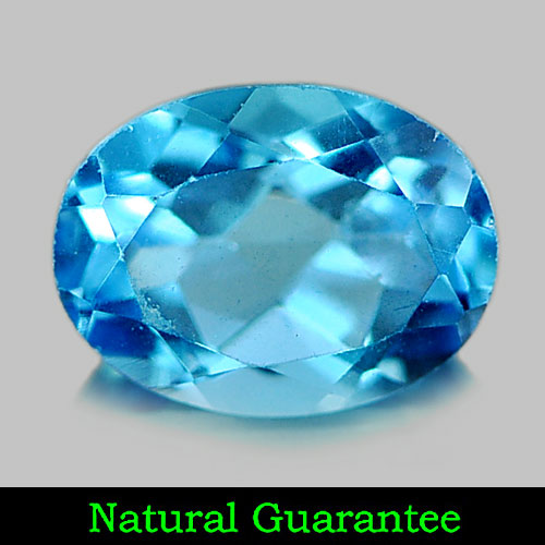 1.52 Ct. Nice Natural Gemstone Swiss Blue Topaz Oval Shape