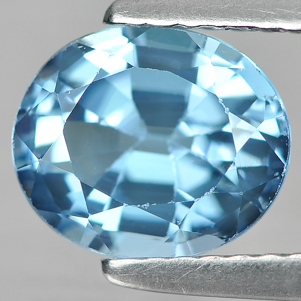 1.91 Ct. Attractive Natural Blue Topaz Gemstone Oval Shape From Brazil