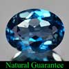 2.14 Ct. Oval Shape Natural London Blue Topaz Brazil