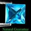 0.80 Ct. Princess Cut Natural Swiss Blue Topaz Brazil