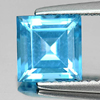 1.80 Ct. Good Color Square Natural Gem Swiss Blue Topaz Brazil