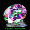 2.00 Ct. Clean Oval Shape Natural Mystic Green Topaz