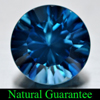 London Blue Topaz 7.45 Ct. VVS Round Concave Cut 12.1 Mm Natural Gemstone Brazil
