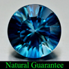 London Blue Topaz 7.56 Ct. VVS Round Concave Cut 12.1 Mm Natural Gemstone Brazil
