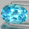 Oval Shape 1.52 Ct. Luster Beautiful Color Natural Swiss Blue Topaz Brazil