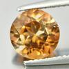 Round Shape 2.59 Ct. Natural Topaz Champange Unheated
