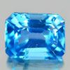 2.02 Ct. Octagon Shape Natural Gem Swiss Blue Topaz From Brazil