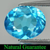 1.68 Ct. Oval Shape Natural Swiss Blue Topaz Gemstone From Brazil