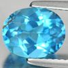 2.39 Ct. Oval Shape Natural Swiss Blue Topaz Gemstone From Brazil
