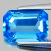 2.99 Ct. Octagon Shape Natural Gem Swiss Blue Topaz From Brazil