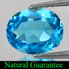 1.85 Ct. Natural Swiss Blue Topaz Gemstone Oval Shape From Brazil