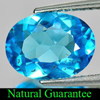 2.55 Ct. Oval Shape Natural Gem Swiss Blue Topaz From Brazil