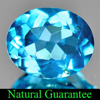 2.86 Ct. Oval Shape Natural Swiss Blue Topaz From Brazil