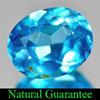 2.76 Ct. Attractive Natural Swiss Blue Topaz Gemstone Oval Shape From Brazil