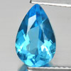 2.16 Ct. Pear Shape Natural Swiss Blue Topaz Gemstone From Brazil