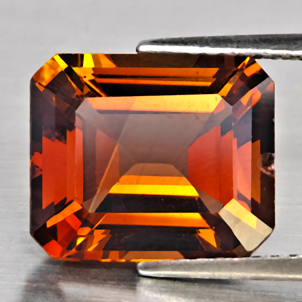 Natural Imperial Topaz Gemstone 6.35 Ct. Octagon Shape 11.5 x 9.9 Mm.