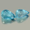 2.46 Ct. 2 Pcs. Natural Gemstones Blue Topaz Briolette Shape From Brazil 2.46 Ct. 2 Pcs. Natural Gemstones Blue Topaz Briolette Shape From Brazil